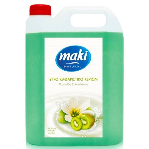MAKI υγρό καθαριστικό χεριών γιασεμί και ακτινίδιο 4lt – Επαγγελματικά Καθαριστικά Χεριών