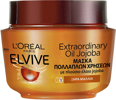 ELVIVE μάσκα μαλλιών oil jojoba 300ml – Μάσκες Μαλλιών