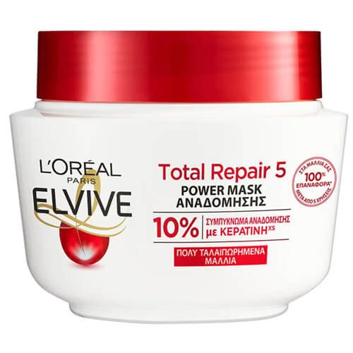 ELVIVE μάσκα μαλλιών total repair 5 300ml – Μάσκες Μαλλιών