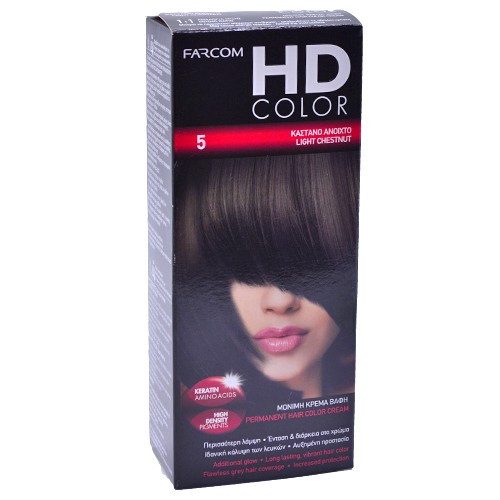 FARCOM HD color set βαφή μαλλιών No5 60ml – Βαφές Μαλλιών