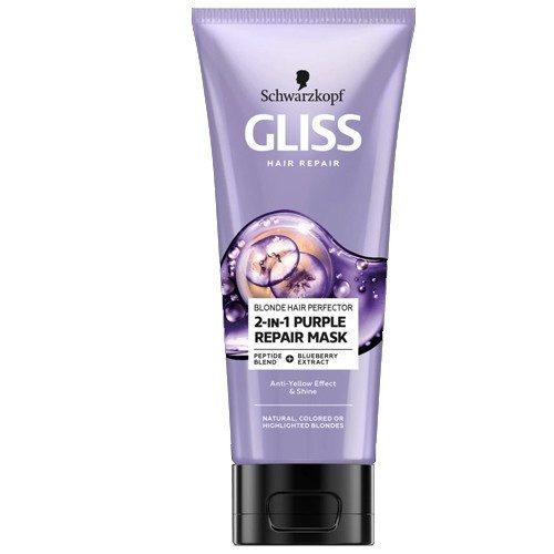 SCHWARZKOPF Gliss μάσκα μαλλιών blonde perfector 200ml – Μάσκες Μαλλιών