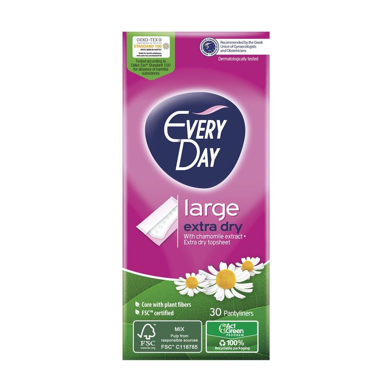 EVERY DAY σερβιετάκια extra dry large 30τεμ – Σερβιέτες