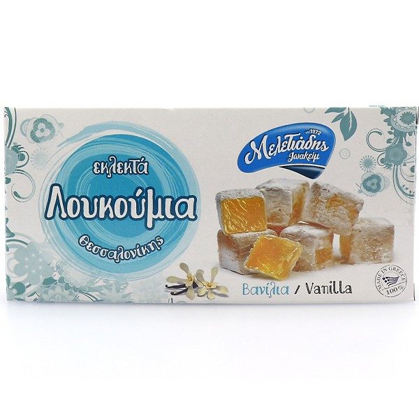 ΜΕΛΕΤΙΑΔΗΣ λουκούμια βανίλιας 300gr – Μελετιάδης – Παραδοσιακά Γλυκά