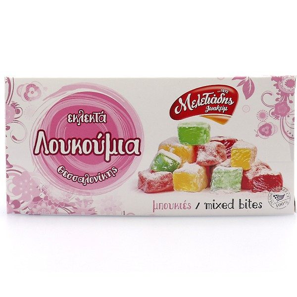 ΜΕΛΕΤΙΑΔΗΣ λουκούμια μπουκιές 300gr – Μελετιάδης – Παραδοσιακά Γλυκά