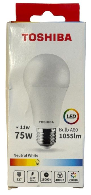 TOSHIBA λάμπα led σφαιρική 11W 4000k 1τεμ – Λάμπες LED