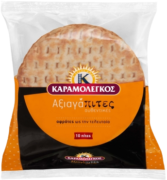 ΚΑΡΑΜΟΛΕΓΚΟΣ αξιαγάπιτες πίτες μεγάλες 10τεμ 820gr – Καραμολέγκος – Αρτοσκευάσματα