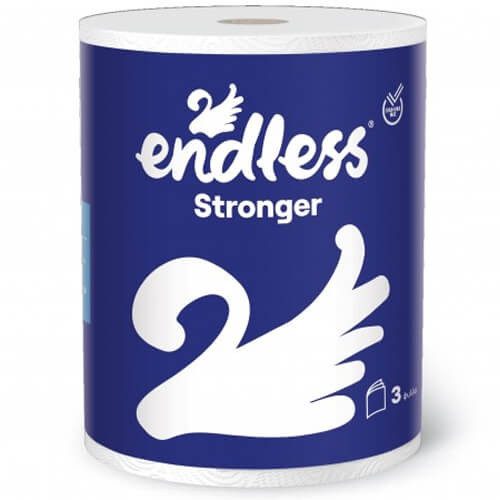 ENDLESS χαρτί κουζίνας stronger 42m 3φυλλο 600gr – Χαρτιά Κουζίνας