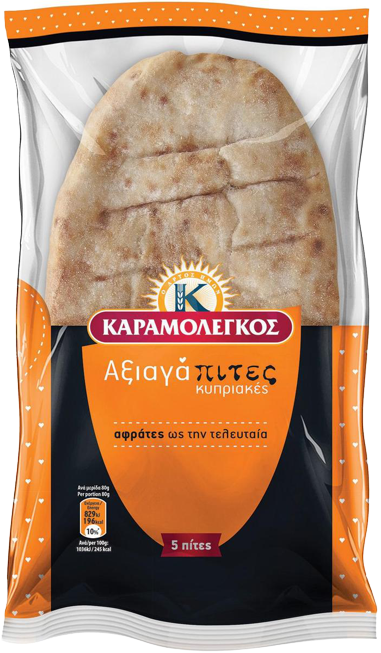 ΚΑΡΑΜΟΛΕΓΚΟΣ αξιαγάπιτες κυπριακές πίτες 5τεμ 400gr – Καραμολέγκος – Αρτοσκευάσματα