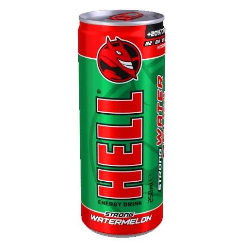 HELL ενεργειακό ποτό Strong Watermelon 250ml – Αναψυκτικά