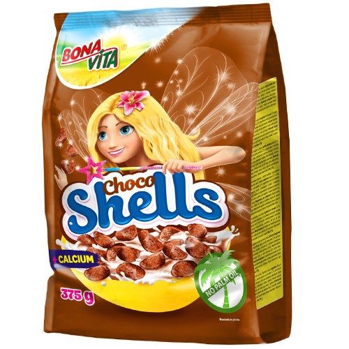 BONA VITA δημητριακά choco shells 375gr