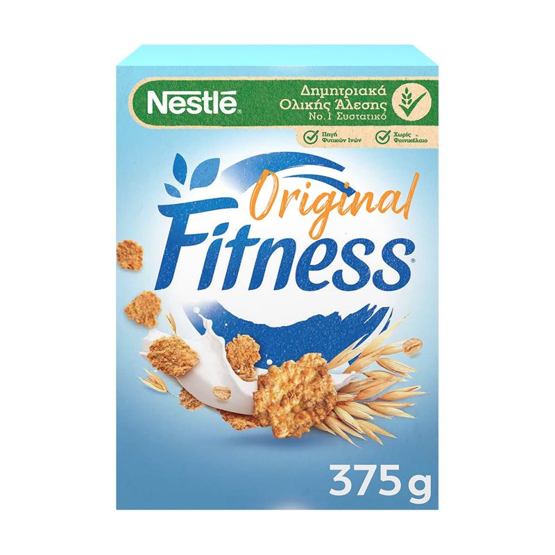NESTLE δημητριακά fitness ολικής άλεσης 375gr