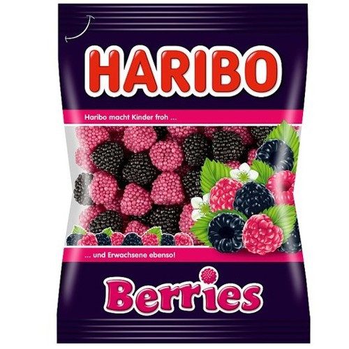 HARIBO ζελεδάκια berries με γεύση βατόμουρο 100gr – Καραμέλες, Γλειφιτζούρια και Τσίχλες