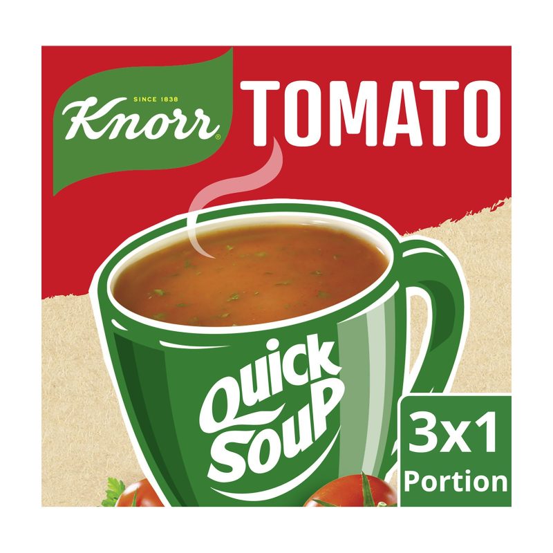KNORR quick soup τοματόσουπα 3x20gr – Τρόφιμα Μακράς Συντήρησης