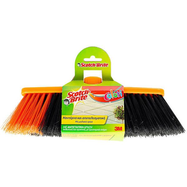 SCOTCH-BRITE σκούπα colori 1τεμ – Είδη για Σκούπισμα και Σφουγγάρισμα