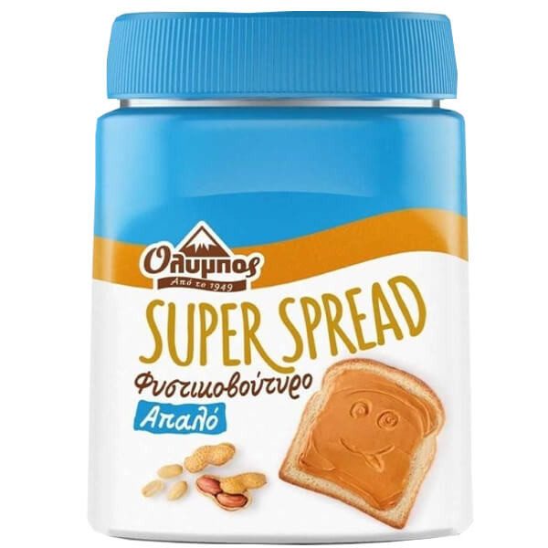 ΟΛΥΜΠΟΣ super spread φυστικοβούτυρο απαλό 350gr – Όλυμπος – Είδη Επάλειψης