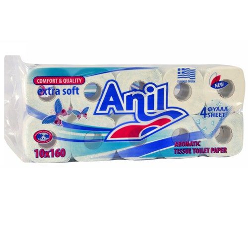 ANIL χαρτί υγείας αρωματικό 4φυλλο 10x110gr – Χαρτιά Υγείας