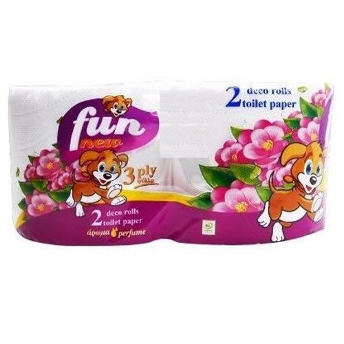 FUN χαρτί υγείας 3φυλλο 2x95gr – Χαρτιά Υγείας