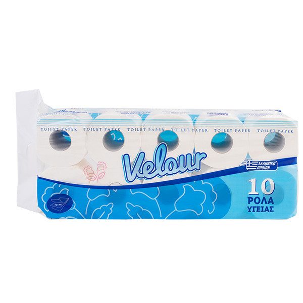 VELOUR χαρτί υγείας 3φυλλο 10x125gr – Χαρτιά Υγείας