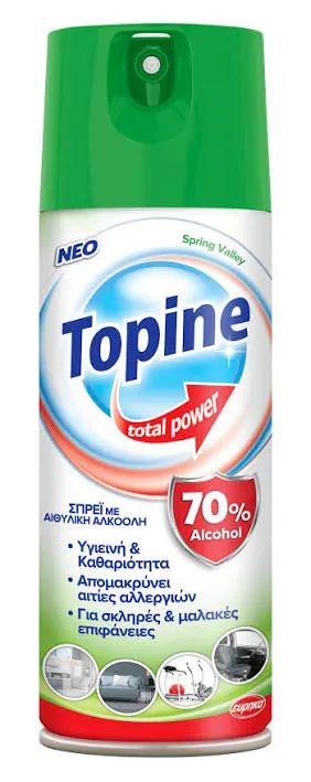 TOPINE total power καθαριστικό γενικής χρήσης spring valley spray 400ml – Καθαριστικά Επιφανειών
