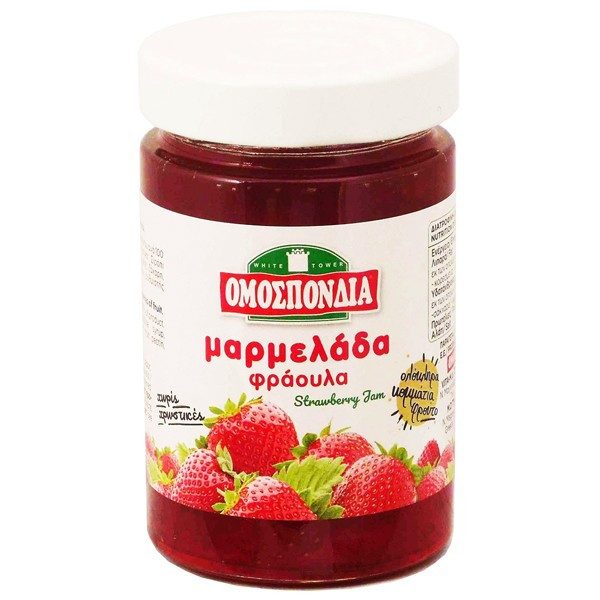 ΟΜΟΣΠΟΝΔΙΑ μαρμελάδα φραόυλα βάζο 360gr – Ομοσπονδία – Μαρμελάδες