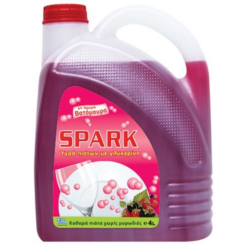 SPARK υγρό πιάτων με βατόμουρο 4lt – Υγρά Πιάτων