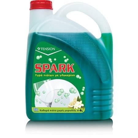 SPARK υγρό πιάτων με λεμόνι 4lt – Υγρά Πιάτων