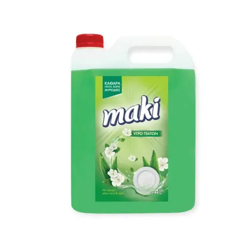 MAKI υγρό πιάτων aloe τσάι 4lt – Υγρά Πιάτων