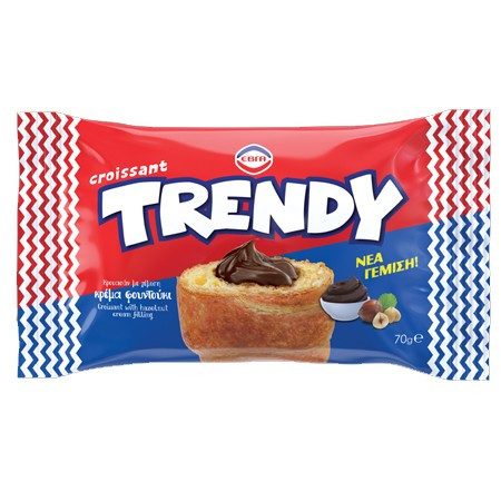 ΕΒΓΑ trendy κρουασάν φουντούκι 70gr – Έβγα – Κέικ, Τσουρέκια και Κρουασάν