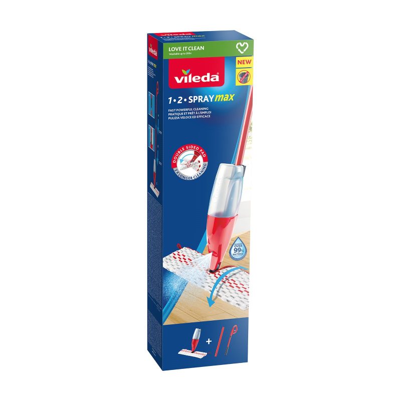 VILEDA σύστημα σφουγγαρίσματος 1-2-spray max με ψεκασμό – Είδη για Σκούπισμα και Σφουγγάρισμα