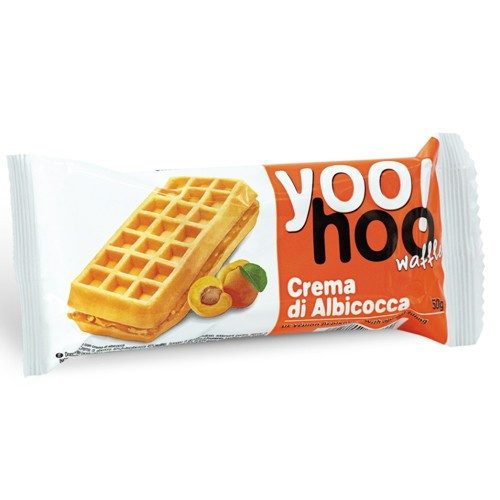 YOOHOO! βάφλα βερίκοκου 50gr – Κέικ, Τσουρέκια και Κρουασάν