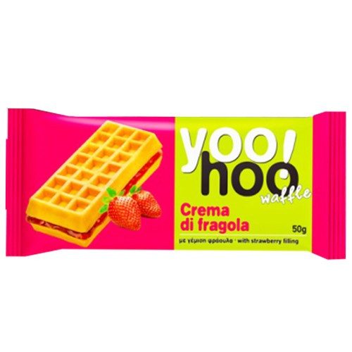 YOOHOO! βάφλα φράουλας 50gr – Κέικ, Τσουρέκια και Κρουασάν