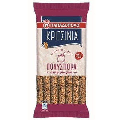 ΠΑΠΑΔΟΠΟΥΛΟΥ κριτσίνια πολύσπορα 185gr – Παπαδοπούλου – Αρτοσκευάσματα