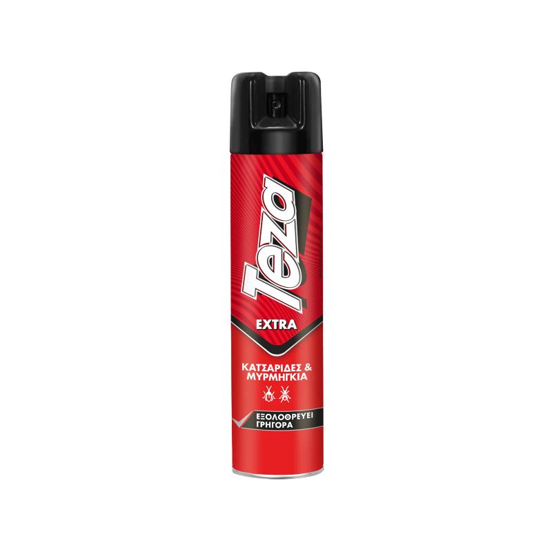 TEZA εντομοκτόνο spray για κατσαρίδες και μυρμήγκια extra 400ml – Εντομοκτόνα και Εντομοαπωθητικά Χώρου