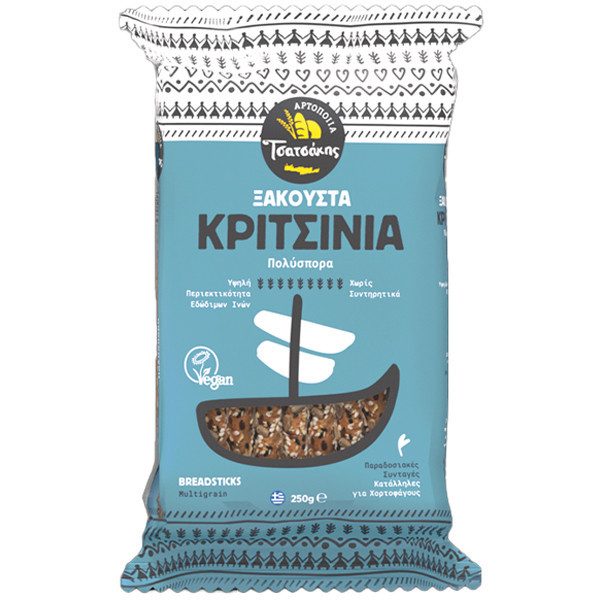 ΤΣΑΤΣΑΚΗΣ κριτσίνια πολύσπορα 250gr – Τσατσάκης – Αρτοσκευάσματα