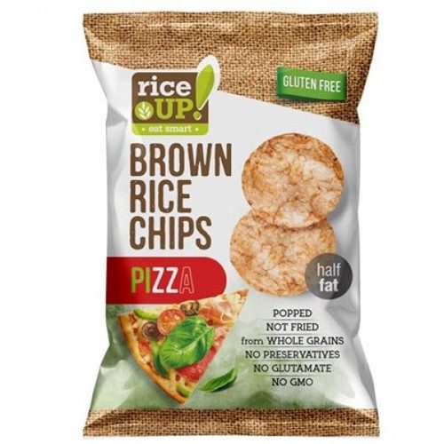 RICE UP chips ολικής με pizza 60gr – Αλμυρά Snacks
