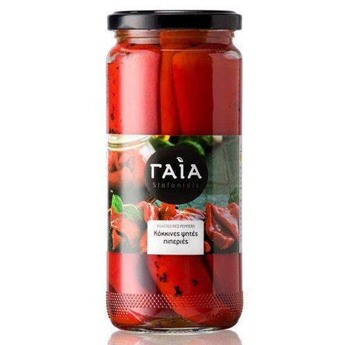 ΓΑΙΑ πιπεριές φλωρίνης ψημένες 480gr – Γαία – Τρόφιμα Μακράς Συντήρησης