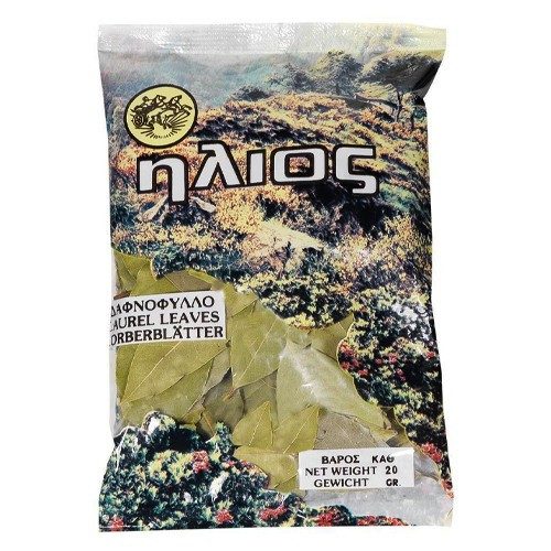 ΗΛΙΟΣ δαφνόφυλλο 20gr – Ήλιος – Μπαχαρικά και Μυρωδικά