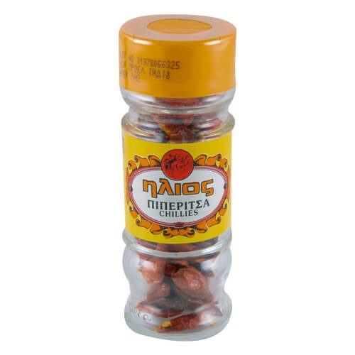 ΗΛΙΟΣ πιπερίτσα chillies βάζο 15gr – Ήλιος – Μπαχαρικά και Μυρωδικά