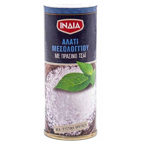ΙΝΔΙΑ αλάτι μεσολογγίου με πράσινο τσάι 70gr – Ινδία