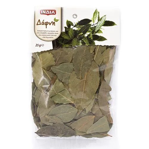ΙΝΔΙΑ δαφνόφυλλα 25gr – Ινδία – Μπαχαρικά και Μυρωδικά