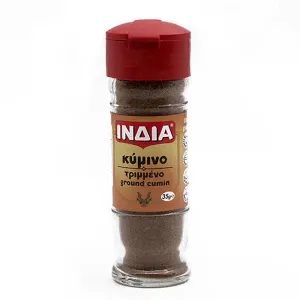 ΙΝΔΙΑ κύμινο τριμμένο βάζο 35gr – Ινδία – Μπαχαρικά και Μυρωδικά