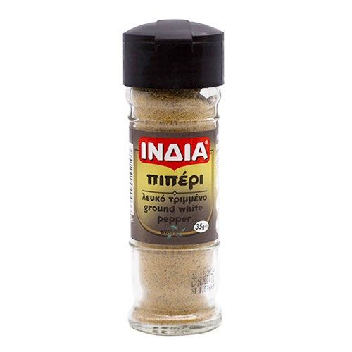 ΙΝΔΙΑ πιπέρι λευκό τριμμένο βάζο 35gr – Ινδία – Μπαχαρικά και Μυρωδικά