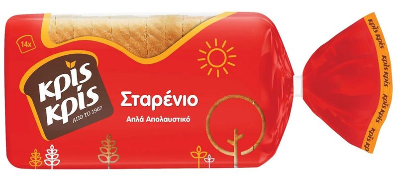 ΚΡΙΣ ΚΡΙΣ ψωμί του τοστ σταρένιο 350gr – Αρτοσκευάσματα