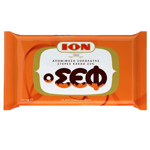 ΙΟΝ προϊόν απομίμησης σοκολάτας ο σεφ 2x1kg – Επικαλύψεις / Toppings Ζαχαροπλαστικής