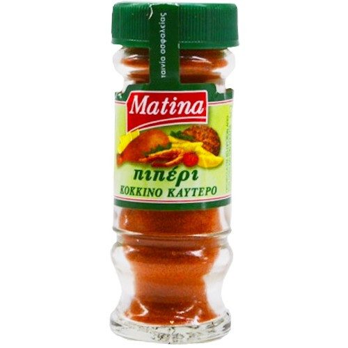 MATINA πιπέρι κόκκινο καυτερό βάζο 32gr – Μπαχαρικά και Μυρωδικά