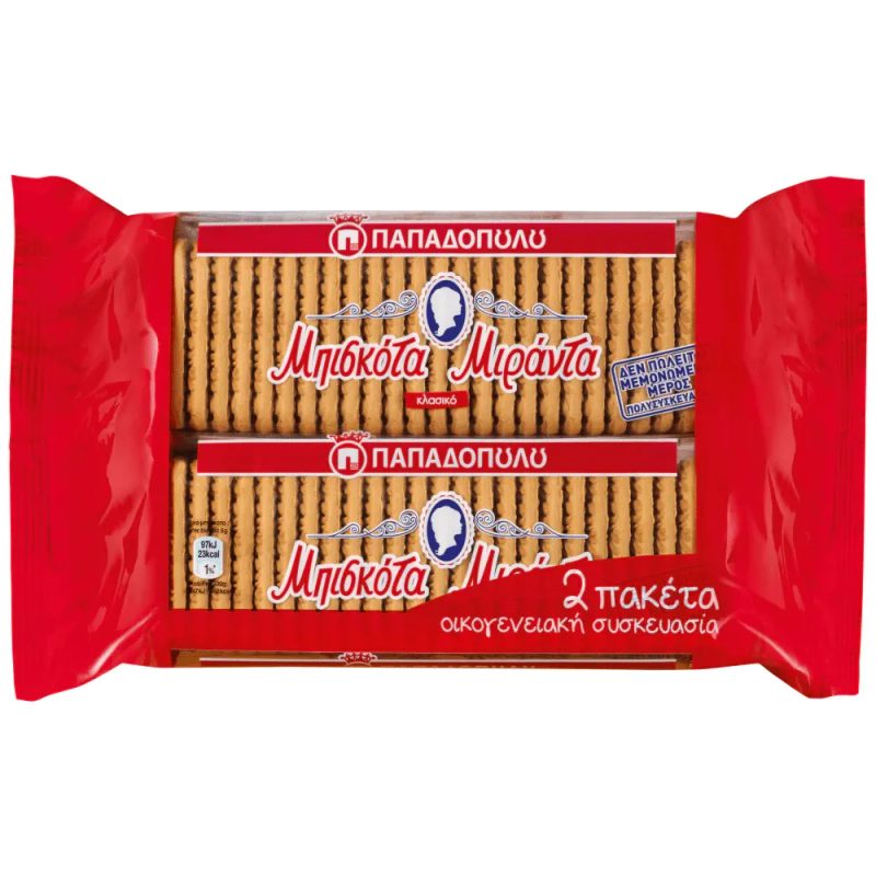 ΠΑΠΑΔΟΠΟΥΛΟΥ μπισκότα μιράντα 2x250gr – Παπαδοπούλου