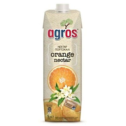 AGROS χυμός νέκταρ πορτοκάλι 1lt – Χυμοί