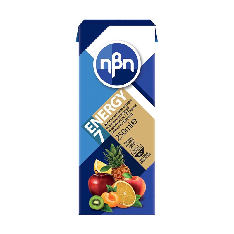 ΗΒΗ χυμός energy 7 blue 250ml – Ήβη – Χυμοί