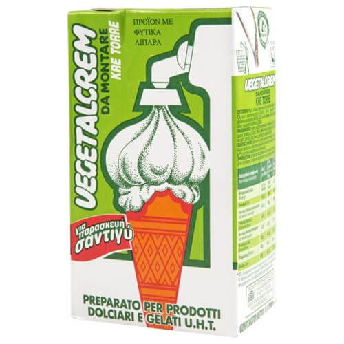 TORRE vegetalcrem φυτική κρέμα μαγειρικής για σαντιγί 500ml – Επικαλύψεις / Toppings Ζαχαροπλαστικής