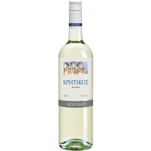 ΜΠΟΥΤΑΡΗ κρητικός λευκός ξηρός οίνος 750ml – Μπουτάρη – Κρασιά